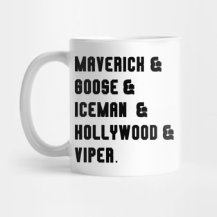 Top Gun Names Mug